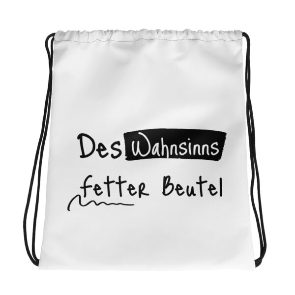 Kordelzugbeutel “Des Wahnsinns fetter Beutel”